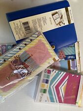 Recollections Creative Year Personal Planner Blue Accessory Kit Folders And Cal