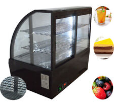 Update Cake Display Cabinet 110v Refrigerated Bakery Showcase With Chrome Grid New