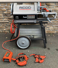 Ridgid 1224 Pipe Threading Machine 2 Die Head 711 714 Rolling Stand Awesome