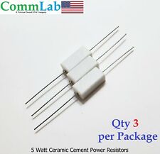 10k Ohm 5 Watt 5w Ceramic Cement Power Resistor 3 Pieces