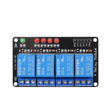 4 Channel 3v12v Relay Module Board For Arduino Raspberry Pic Avr Dsp Arm Msp430