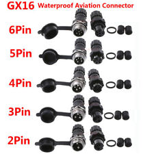 Gx16 Waterproof Aviation Connector 5pin 2 3 4 5 6 Pin Plug Gx16 6 Gx16 3 Gx16 4
