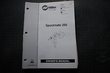 Miller Welder Spoolmate 250 Wire Feed Gun Owner Service Parts Manual Book Spare