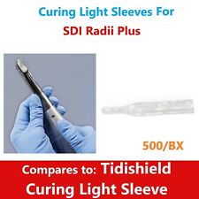 Dental Curing Light Cover Slevees Custom Fit For Sdi Radii Plus Plastic 500bx