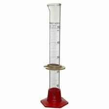 11case 70075 50 Pyrex Vista 50ml Graduated Cylinder With Single Metric Scale