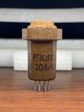 Vintage Vector 7 Prong Miniature U 104u Adapter Tube Socket Saver
