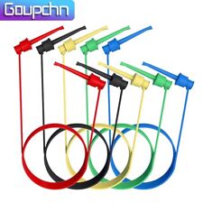 Mini Grabber To Test Hook Clip Silicone Test Leads Electronic Cable Wire 5colors
