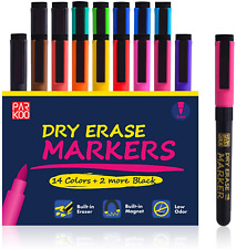 Dry Erase Markers Parkoo 16 Pack Magnetic Low Odor Whiteboard Markers With Eras
