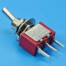 1 Pc New Spdt Mini Toggle Switch On On Pcb Mount High Quality Usa Seller