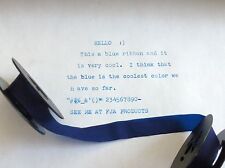 Royal Safari Iv Blue Ink Typewriter Ribbon Free Shipping