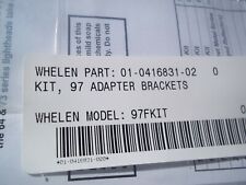 Whelen 97fkit Adapter Bracket Pn 01 0416831 02