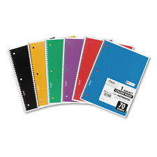 Mead Spiral Notebook College Rule 10 12 X 8 70 Pages 6 Bookspack 73065