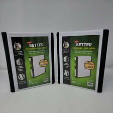Staples Better Mini 55 X 85 Inch 3 Ring View Binder White 20949 Lot Of 2 New
