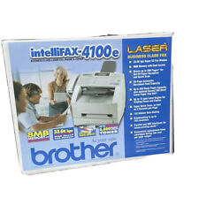 New Brother Intellifax 4100e Business Class Laser Fax Machine Fax4100 8mb 336k