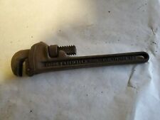 Vintage Ridgid 10 Pipe Wrench Made In Usa