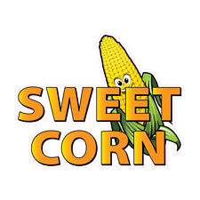 Sweet Corn Concession Restaurant Food Truck Die Cut Vinyl Sticker