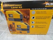 Fluke Pls 3g Kit Self Leveling 3 Point Green Laser Level Kit