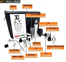Diagnostics Professional Physician Ent Exam Kit Medical Otoscope Ophthalmoscope