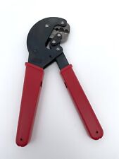 Hex Crimping Coaxial Electrical Crimp Tool Heavy Duty 3 Cavity