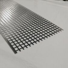 12 X 24 12 Square Hole 116 Thick Perforated Metal Aluminum Sheet