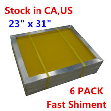 Us 6 Pack 23 X 31 Aluminum Silk Screen Frame For Screen Printing 230 Mesh