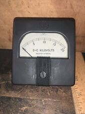 Vintage General Electric Dc Kilovolts Meter Type Do 53