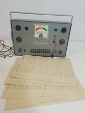 Vtgcommercial Trades Institute Model Tc 10 Tube Checker With Data Sheets Untested