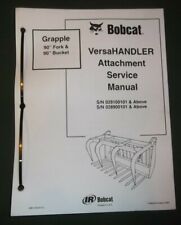 Bobcat Versahandler 90 Fork Amp Bucket Service Shop Repair Workshop Manual