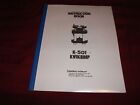 Imperial Eastman K501 Hydraulic Hose Crimp Machine Operator Instruction Manual