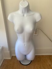 Female Mannequin Torso Form White Dress Form With Stand