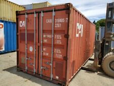 Used 20 Dry Van Steel Storage Container Shipping Cargo Conex Seabox Salt Lake