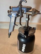 Binks 2001 Spray Paint Gun 66sd Nozzle With Teflon Cup Tested