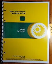 John Deere 2600 Semi Integral Moldboard Plow Parts Catalog Manual Pc 1653 579