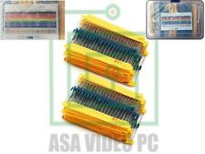 2600 Pcs 130 Values 14w 025w 1ohm 3m Resistor Resistors Kit Assortment Set