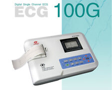 Digital One Channel 12 Lead Ecg Ekg Machineportable Electrocardiograph Ecg100g