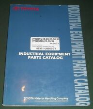 Toyota 7fgu 7fgcu 15 18 20 25 30 32 Forklift Lift Truck Parts Manual Book