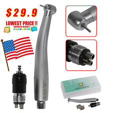 Yabangbang Dental High Speed Turbine Handpiece With 4 Hole Quick Coupler Fit Nsk