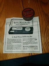 Vintage Kester Tv Radio Solder Tin W Advertising