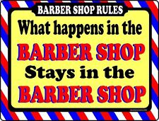 Barber Shop Sign What Happens Barber Supplies Barber Chair Salon Supplies
