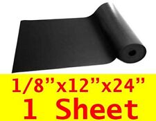 18 Thick Neoprene Rubber Sheet 12 X 24 Long 60 Durometer Black Free Shipping