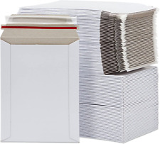 Rigid Mailers 6x8 In 100 Pack Stay Flat Bulk Cardboard White Shipping Envelope