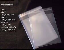 Xl Bags Clear Resealable Self Adhesive Seal Cello Lip Amp Tape Plastic Bag 12 Mil