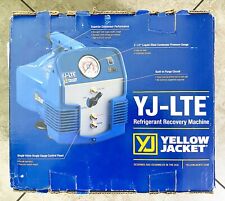 Yellow Jacket Refrigerant Recovery Machine Yj Lte Nib 95730