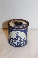 Vintage Dutch Boy Rosin Core Solder 1 Lb Roll 040 Diameter 6040 Grade