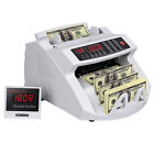 New Bill Money Cash Counter Bank Machine Count Currency Uv Counterfeit Detector