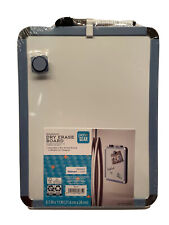 Pengear Magnetic Dry Erase Board 85 X 11 In Blue Frame With Pen Amp Magnet
