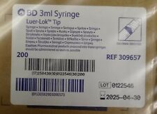 200 Bd Oral Medicine Dispensing 3ml Luer Lok Exp 04302025