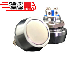 12mm Metal Boat Horn Momentary Push Button Stainless Steel Starter Switch