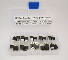 To 220 Type Transistor Kit With Assortment Box 10 Values Usa Seller