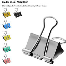 Binder Clips Of 34 54 2 In Colored Paper Clamp Assorted Sizes Assortment